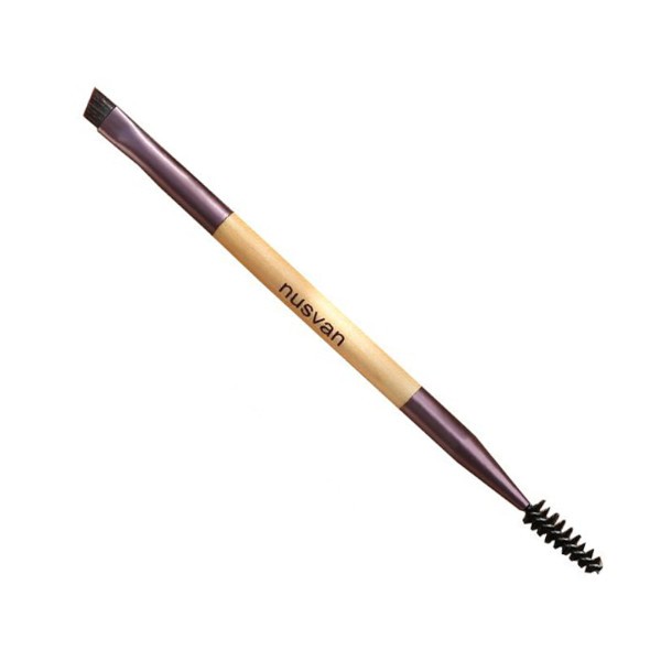 NUSVAN - Double-Ended Makeup Eyebrow Brush - 1pc