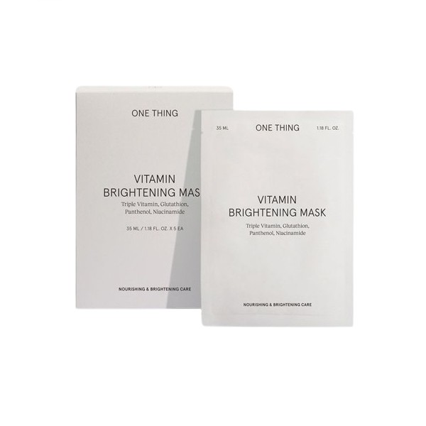 ONE THING - Vitamin Brightening Mask - 5pezzi