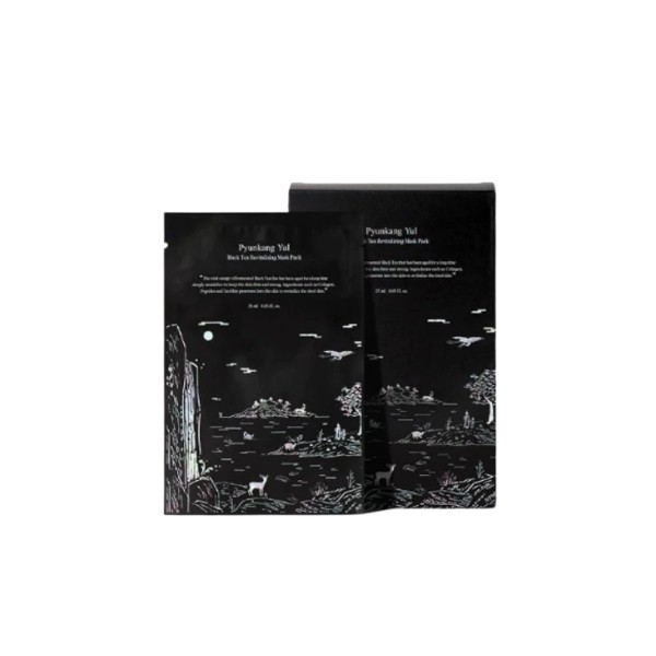 Pyunkang Yul - Black Tea Revitalizing Mask Pack - 10stukken