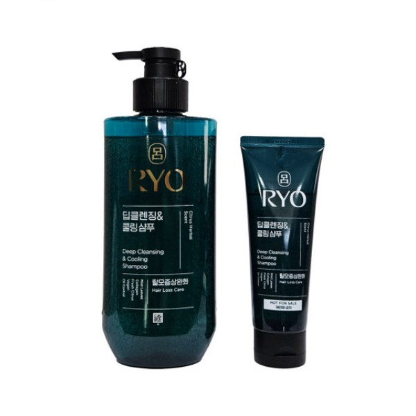 Ryo Hair - Deep Cleansing & Cooling Shampoo (2024 New Version) - 480ml + 112ml