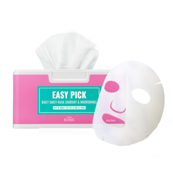 SCINIC - Easy Pick Daily Sheet Mask - Radiant & Nourishing - 30pcs