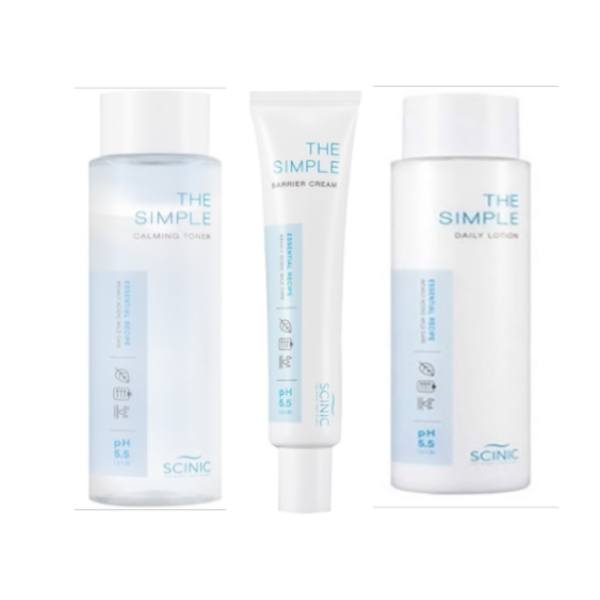 SCINIC - The Simple Skin Care Set (Toner+Lotion+Cream / Toner+Lotion)