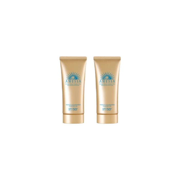 Shiseido Anessa Perfect UV Sunscreen Skincare Gel N SPF50+ PA++++ (2022 Version) - 90g (2ea) Set