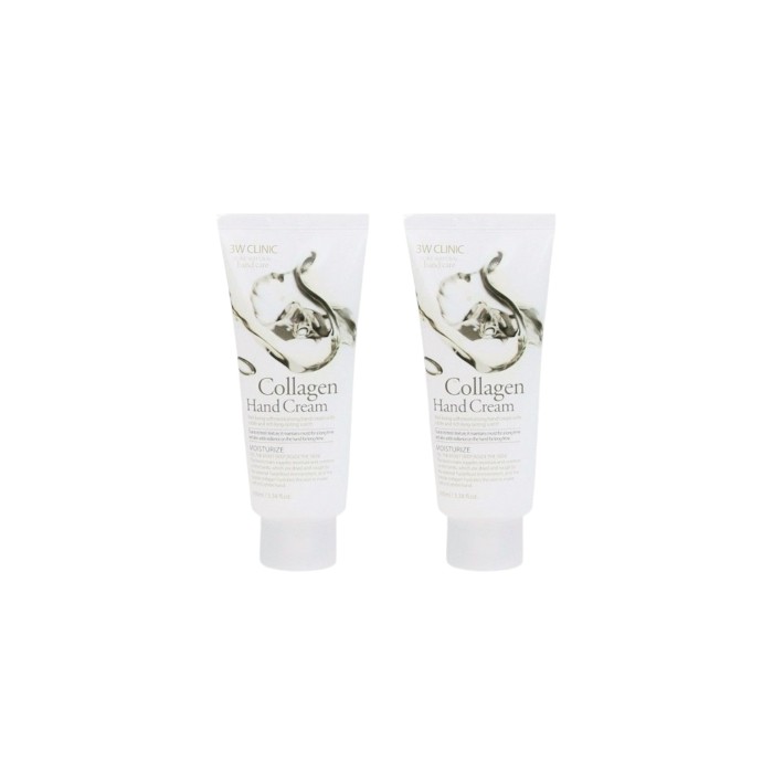 3W Clinic - Collagen Moisturizing Hand Cream - 100ml (2ea) Set