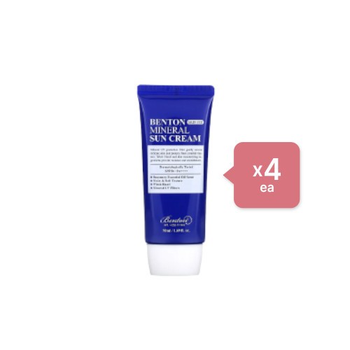 Benton - Skin Fit Mineral Sun Cream SPF50+/PA++++ - 50ml (4ea) set