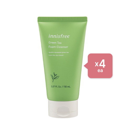 innisfree - Green Tea Foam Cleanser - 150ml (4ea) Set