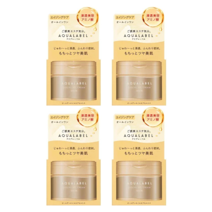 Shiseido - Aqua Label Special Gel Cream Oil in - 90g (4ea) Set