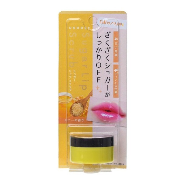 Sun Smile - CHOOSY Sugar Lip Scrub (Lip Massage) - Honey - 10g