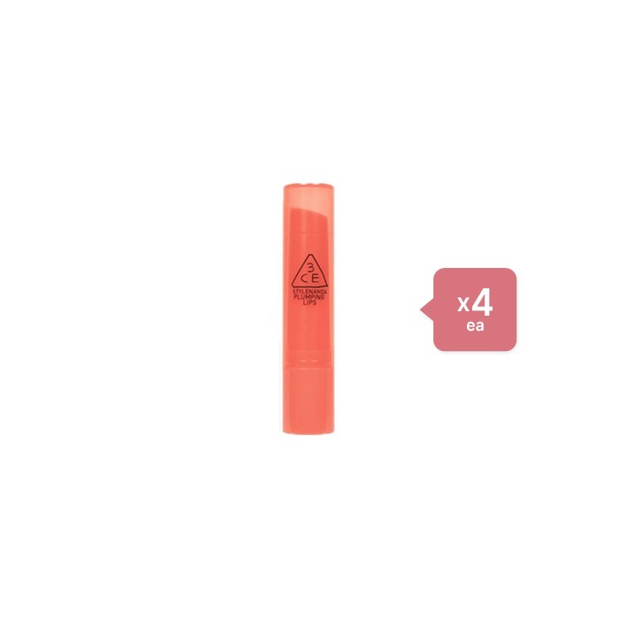 3CE / 3 CONCEPT EYES Plumping Lips - Coral (4ea) Set