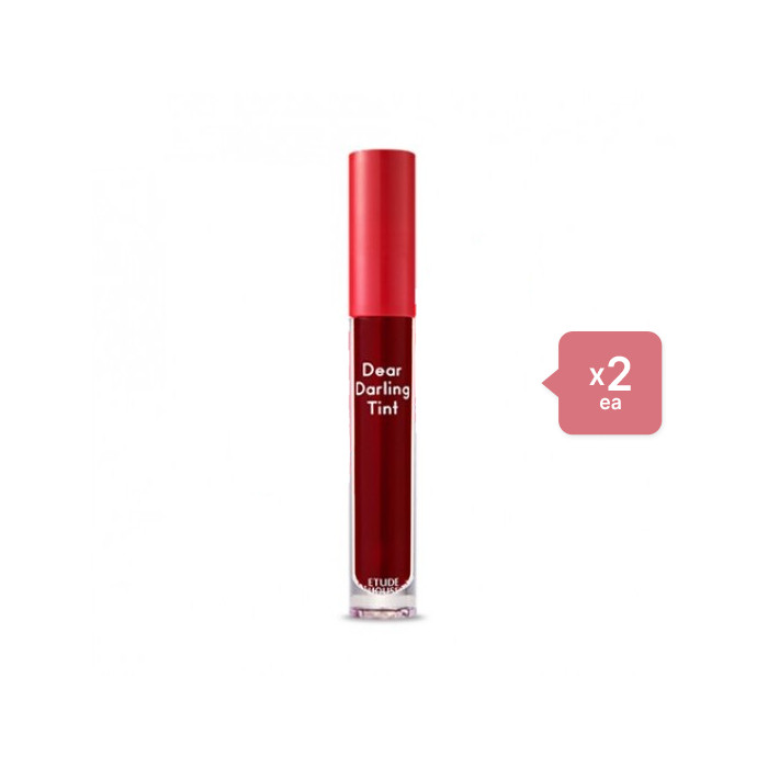 Etude Dear Darling Water Gel Tint - OR204 Cherry Red/5g (2ea) Set