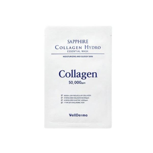 WELLDERMA - Sapphire Collagen Hydro Essential Mask - 10pezzi