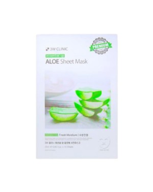3W Clinic - Aloe Essential Up Masque de feuille - 1pack (10pcs)