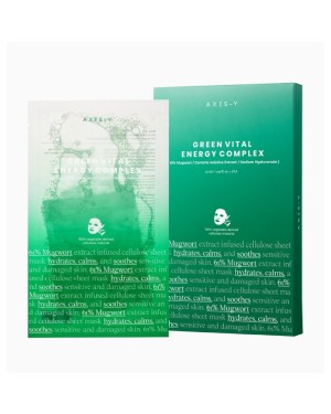 AXIS-Y - Green Vital Energy Complex Sheet Mask - 5pezzi