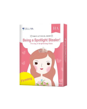 CELLINA - Masque facial raffermissant et éclaircissant Time's up - 5PCS