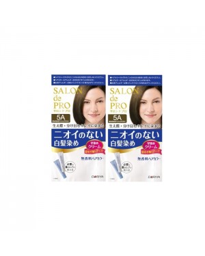 Dariya Salon De Pro - Hair Color Cream - 1box - 5A Deep Assy (2ea) Set