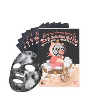Elizavecca - Paquet de masque de sérum de bulle de solution de pore enfer de Piggy