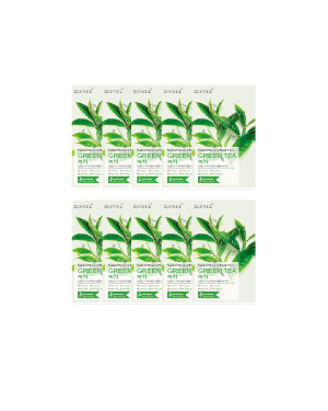 EUNYUL - Pack Masque Hydratant Naturel - Thé Vert - 10pcs
