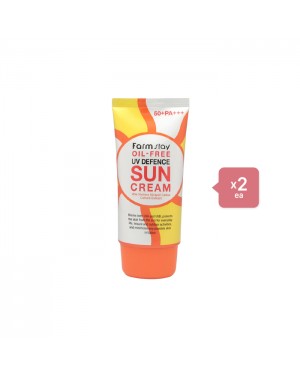 Farm Stay Oil Free UV Defence Sun Cream SPF50+ PA+++ - 70ml (2ea) Set