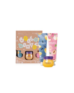 FRUDIA - Honey Lip Balm & Hand Cream Special Gift Set - 1set(3articoli)