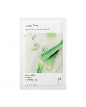 innisfree - My Real Squeeze Mask Ex - Aloe - 1pc