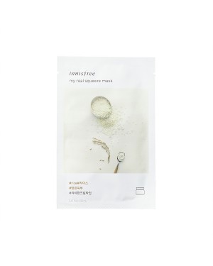 innisfree - My Real Squeeze Mask Ex - Rice - 1pc