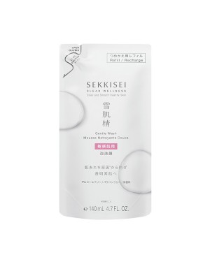 Kose - Sekkisei Clear Wellness Gentle Wash Refill - 140ml