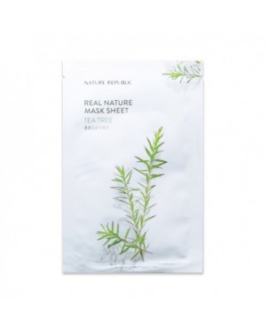 NATURE REPUBLIC - Real Nature Sheet Mask - Tea Tree - 1pc