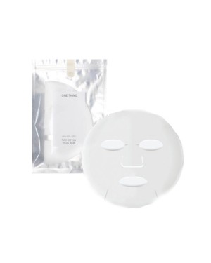 ONE THING - Masque facial pur coton - 20pcs