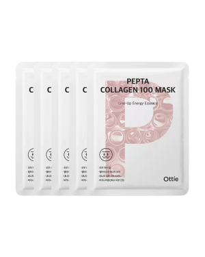 Ottie - Pepta Collagen 100 Mask - 25ml*5pezzi