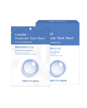 Pretty Skin - Essential Hyaluronic Mask Sheet - 10pezzi