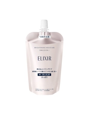 Shiseido - ELIXIR Brightening Moisture Emulsion I Refill - 110ml