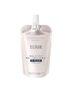 Shiseido - ELIXIR Brightening Moisture Emulsion III Refill - 110ml