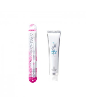 APAGARD - M-Plus Toothpaste - 63g (1ea) + APAGARD - Crystal Toothbrush - 1pc - Random Color (1ea) Set