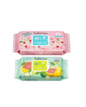 BCL - Saborino Morning Mask - Grapefruit - 32pc (1ea) & BCL - Saborino Morning Mask - 28 pc - Sakura (1ea)