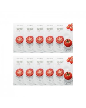 NATURE REPUBLIC - Real Nature Sheet Mask - Tomato - 1pc (10ea) Set