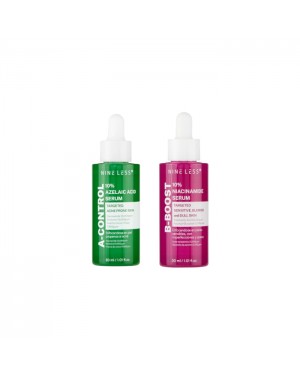 NINELESS - A-Control 10% Azelaic Acid Serum - 30ml + B-Boost 10% Niacinamide Serum - 30ml Set