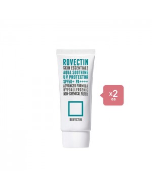 ROVECTIN - Skin Essentials Aqua Soothing UV Protector SPF50+ PA++++ (New) - 50ml (2ea) Set