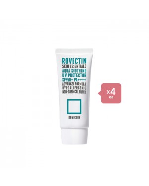 ROVECTIN - Skin Essentials Aqua Soothing UV Protector SPF50+ PA++++ (New) - 50ml (4ea) Set