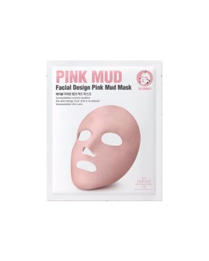 So Natural - Facial Design Pink Mud Mask - 1pc/14g