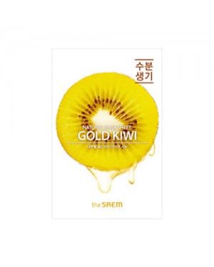 The Saem - Natural Mask Sheet - Gold Kiwi - 1pc