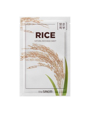 The Saem - Natural Mask Sheet - Rice - 1pc