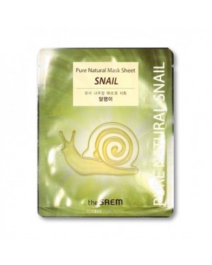 The Saem - Pure Natural Mask Sheet - Snail - 1pc
