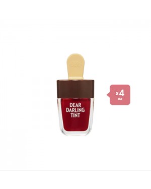 ETUDE - Dear Darling Water Gel Tint - RD308 Honey Red (4ea) Set