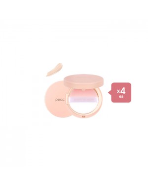 Peach C - Honey Glow Cover Cushion SPF50+ PA+++ - 15g - 01 Ivory (4ea) Set