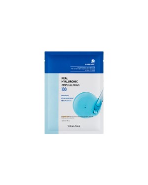 Wellage - Real Hyaluronic Ampoule Mask - 1pezzo (20ml)