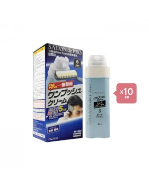 Dariya - Salon de Pro One Push Cream Type Hair Color - 1set - #6 Dark Brown (10ea) Set