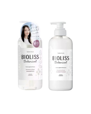 Kose - Bioliss Botanical Smooth & Sleek Shampoo & Conditioner Set