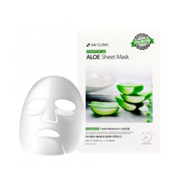 3W Clinic - Aloe Essential Up Sheet Mask - 1pc