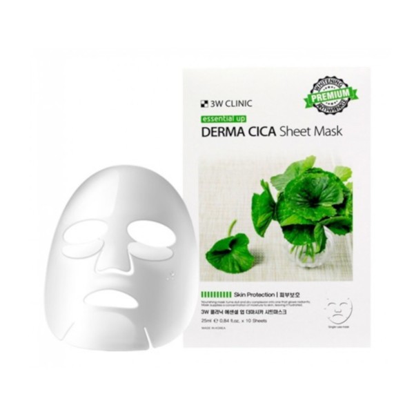 3W Clinic - Derma Cica Essential Up Sheet Mask - 1pc