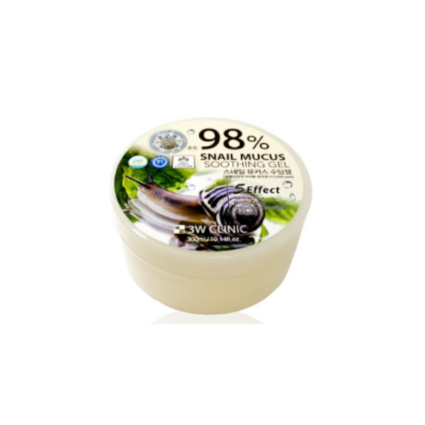 3W Clinic - Snail Mucus Soothing Gel - 300g